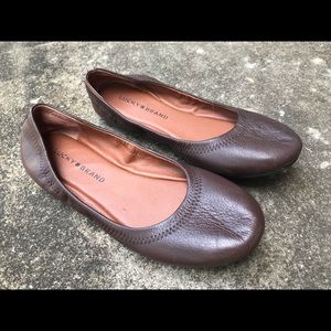 Lucky Brand Leather Flats size 7